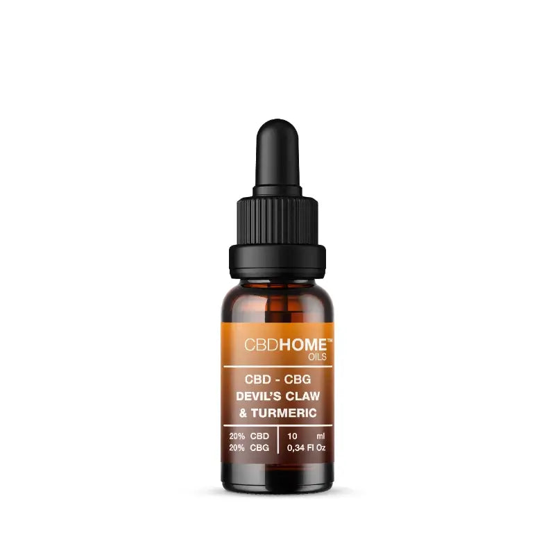 CBD HOME CBD-Öl 20 % + CBG 20 % + Teufelskralle + Kurkuma, 10 ml