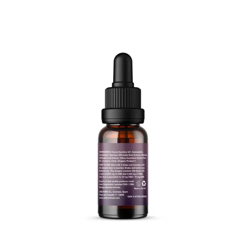 CBD HOME CBD-Öl + CBC + Melisse + Baldrian, 10 ml