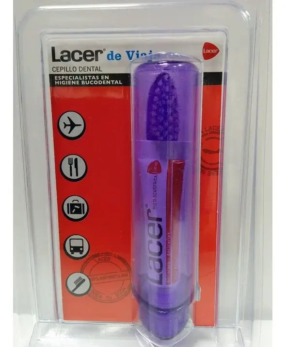 Lacer Reisezahnbürste für Erwachsene