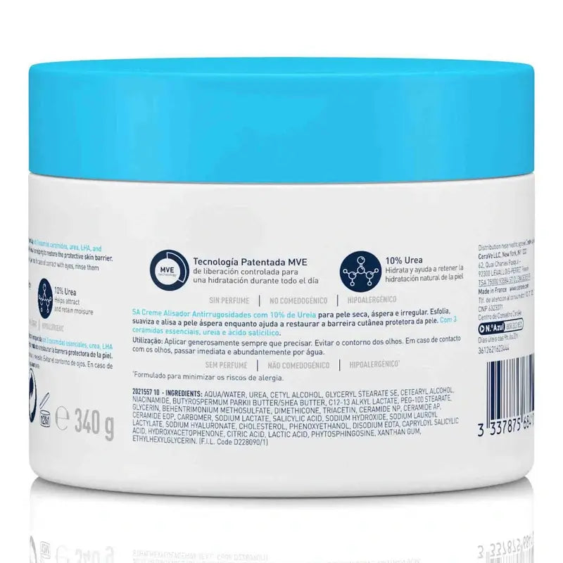 CeraVe Anti-Rauheit Glättende Creme, 340 ml