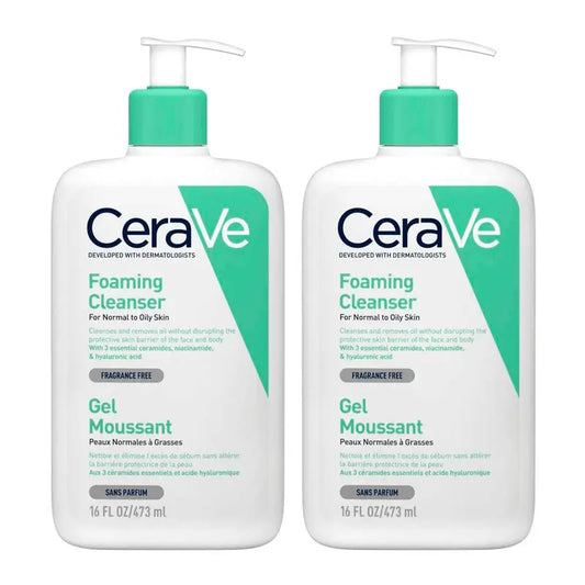 CeraVe Duplo Foaming Cleansing Gel, 2X473 ml