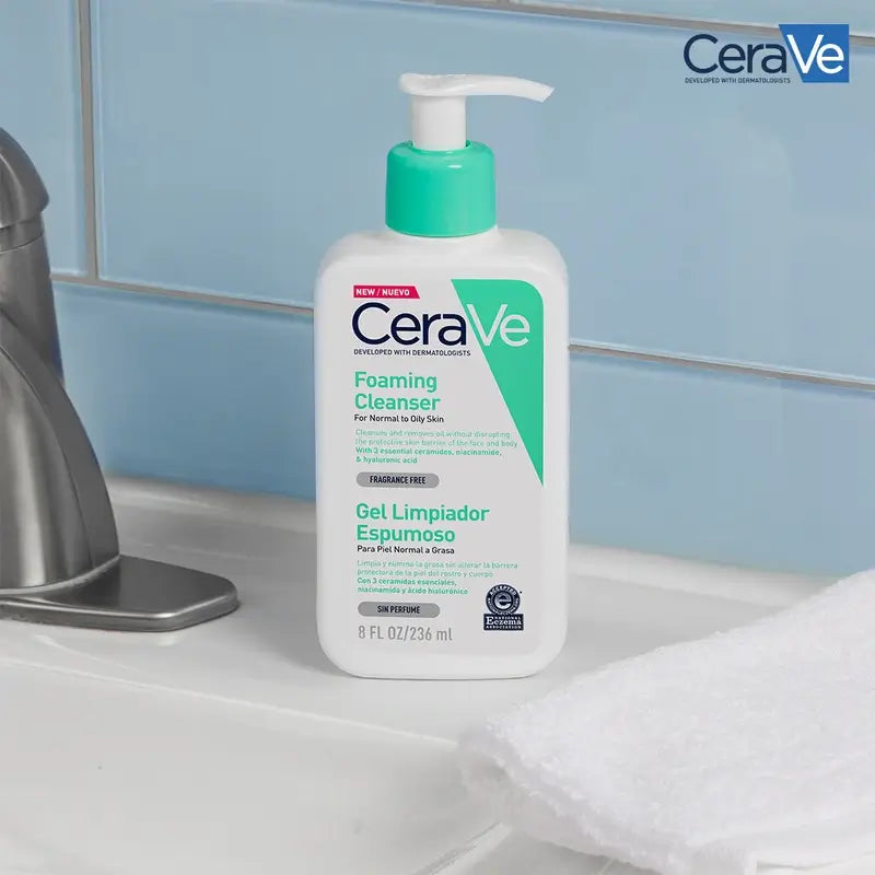 CeraVe Schäumendes Gel-Reinigungsmittel, 236 ml