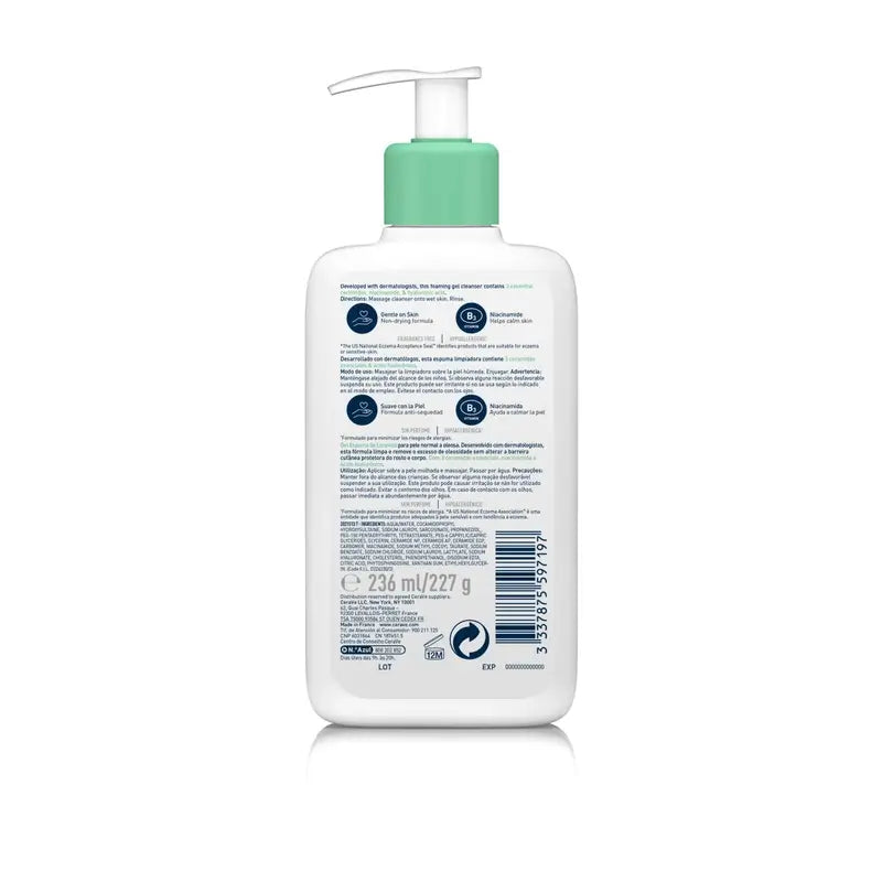 CeraVe Schäumendes Gel-Reinigungsmittel, 236 ml