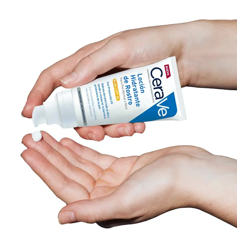 CeraVe Feuchtigkeitslotion für das Gesicht SPF 50, 52 ml