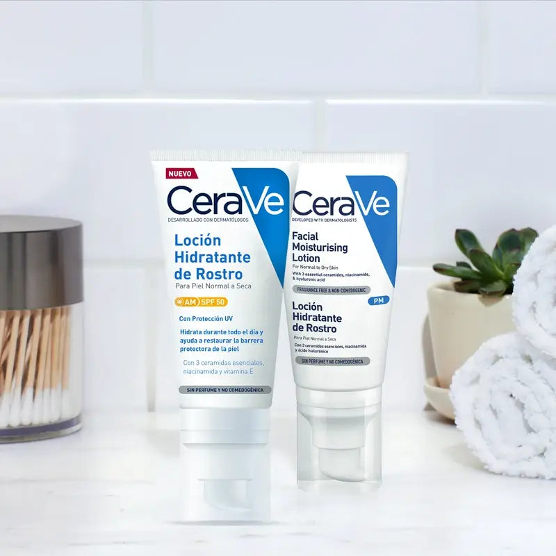 CeraVe Feuchtigkeitslotion für das Gesicht SPF 50, 52 ml