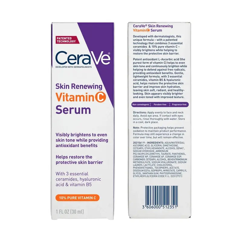 Cerave Hauterneuerndes Serum mit Vitamin C , 30 ml