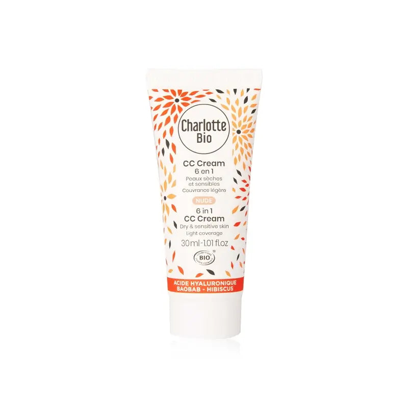 Charlotte Bio Cc Cream Nude 6 In 1 - Anti-Ageing - Dry Skin 30 Ml
