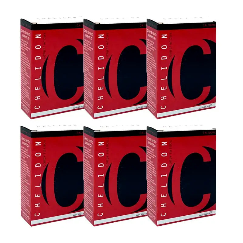 Chelidon, Pack 6 x 60 Tablets