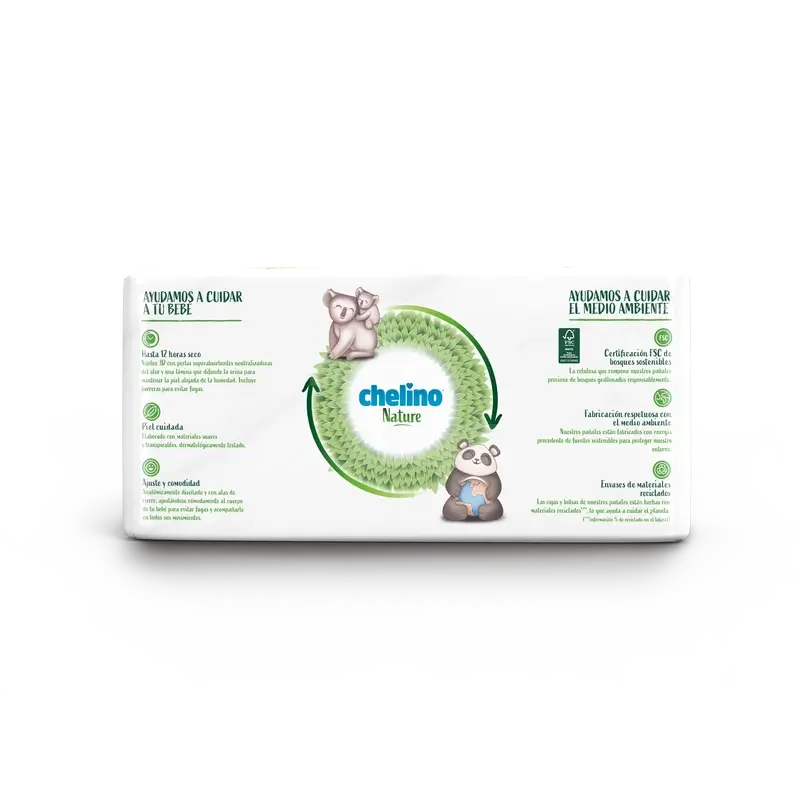 Chelino Nature Windel Größe 1 (1-3 Kg) , 28 Stück