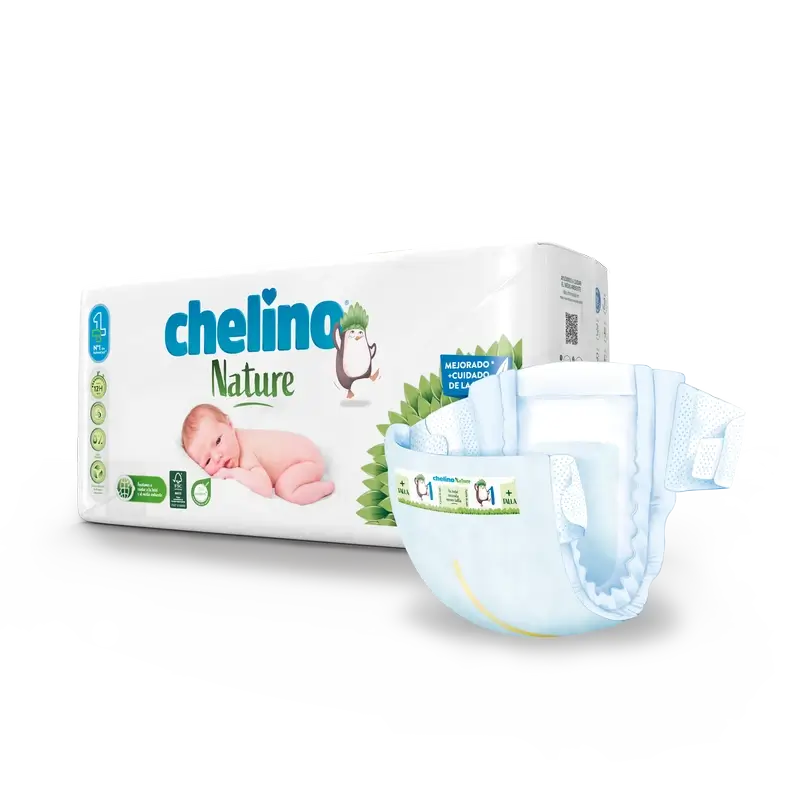 Chelino Nature Windel Größe 1 (1-3 Kg) , 28 Stück