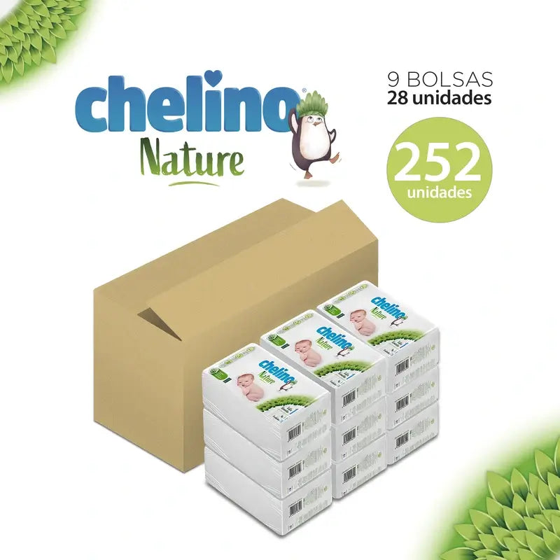 Chelino Nature Windel Größe 1 (1-3 Kg) , 28 Stück
