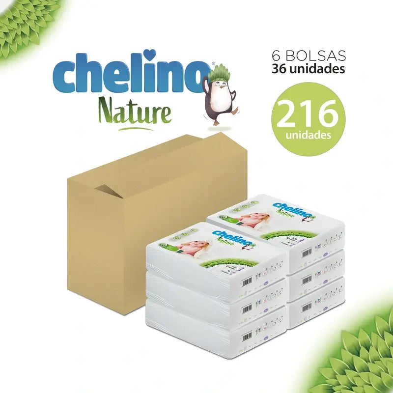 Chelino Nature Windel Größe 3 (4-10 Kg) , 36 Einheiten