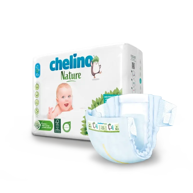 Chelino Nature Windel Größe 4 (9-15 Kg) , 34 Stück