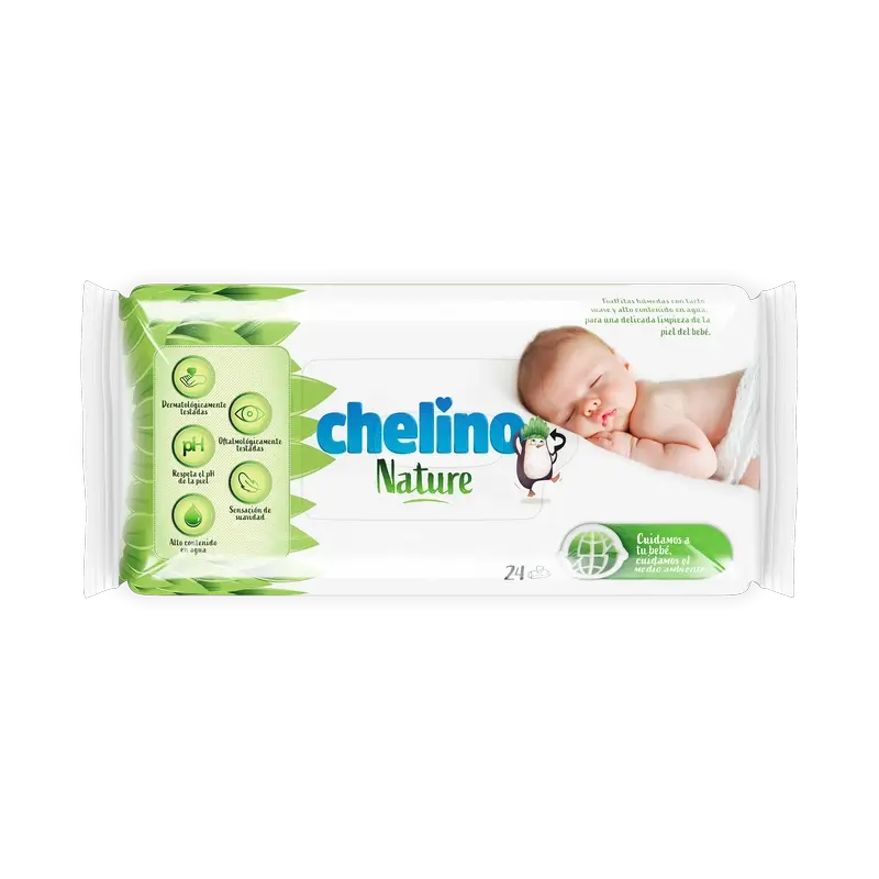 Chelino Nature Säuglingstücher, 24 Stück