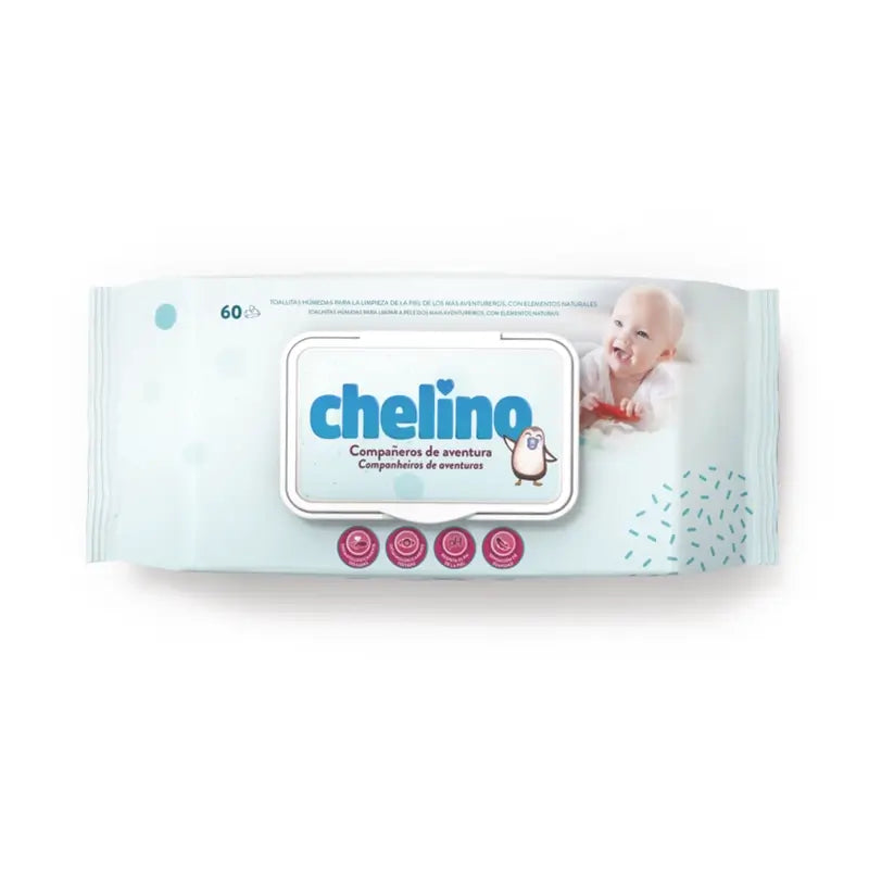 Chelino Feuchtigkeitsspendende Babytücher , 60 Stück
