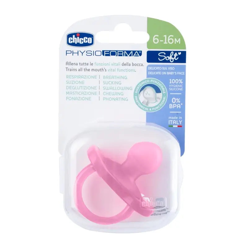 Chicco Schnuller Physioforma Soft Pink 6-16M 1 Stück