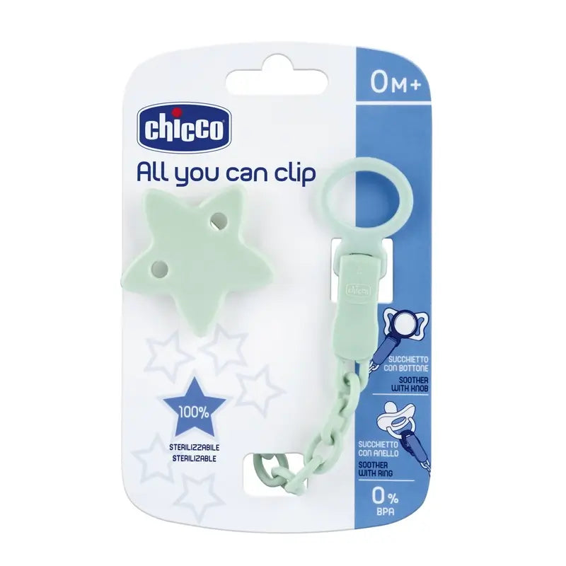 Chicco Schnullerclip „Stern“