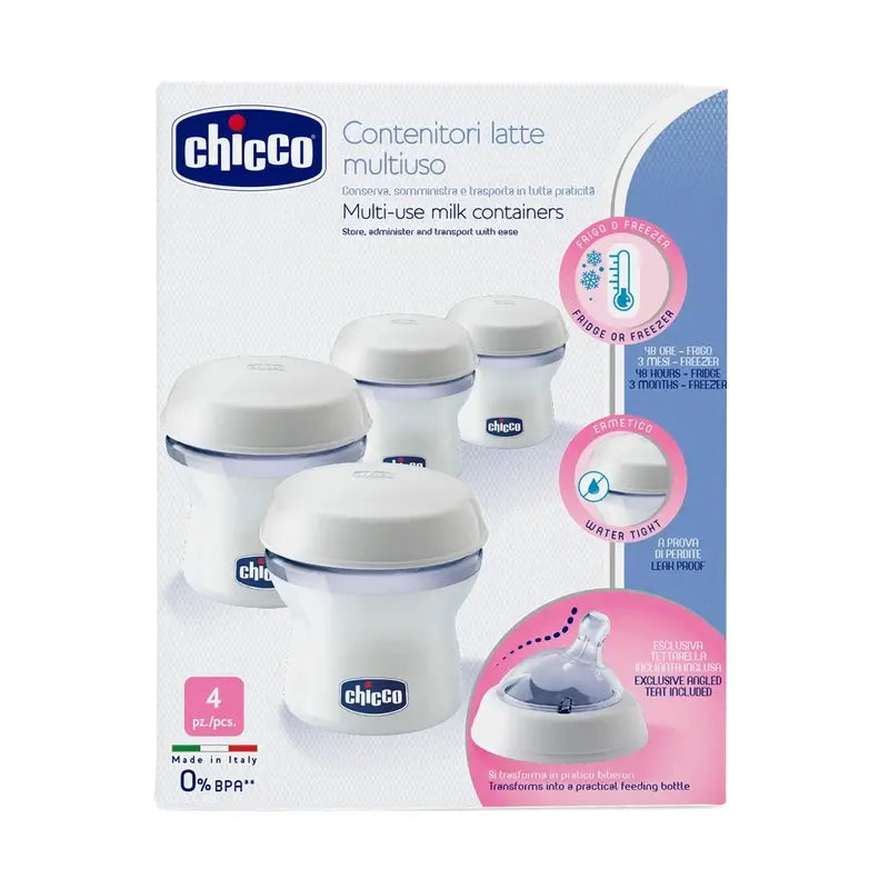 Chicco Muttermilch-Behälter 4 Stück