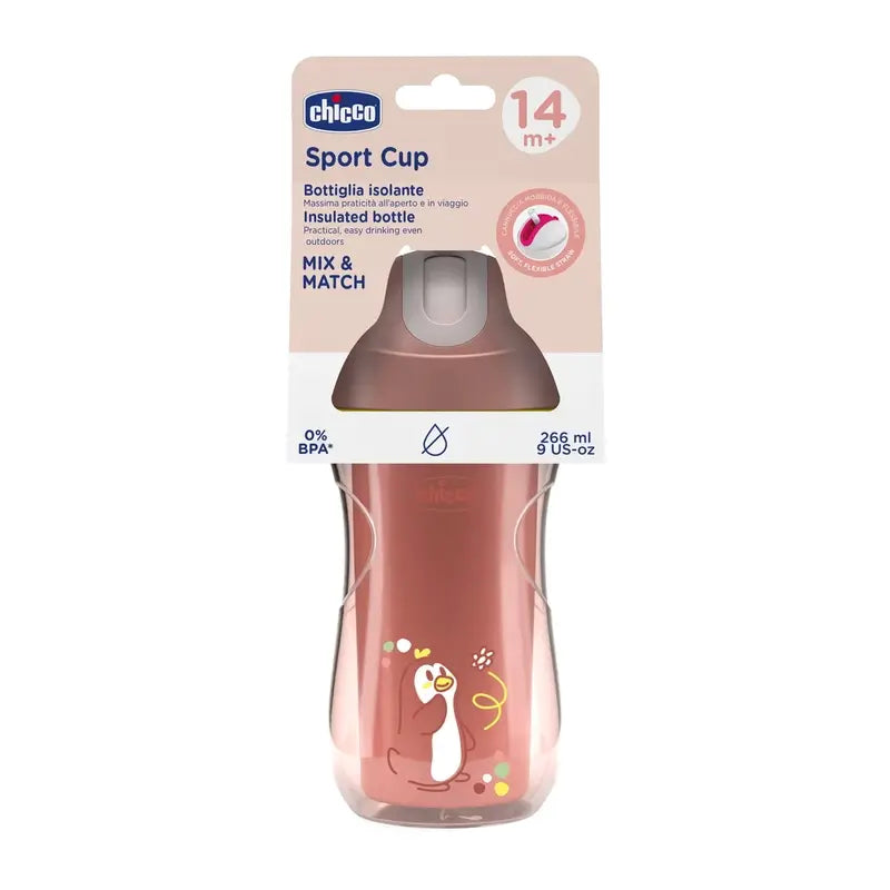 Chicco Sport Cup Thermobecher 14M+ Rosa