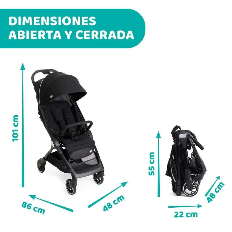 Chicco We Kinderwagen Schwarz