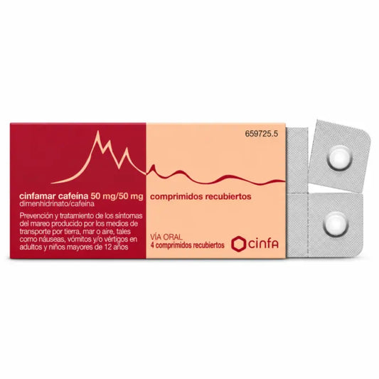 Cinfamar Koffein 4 Filmtabletten