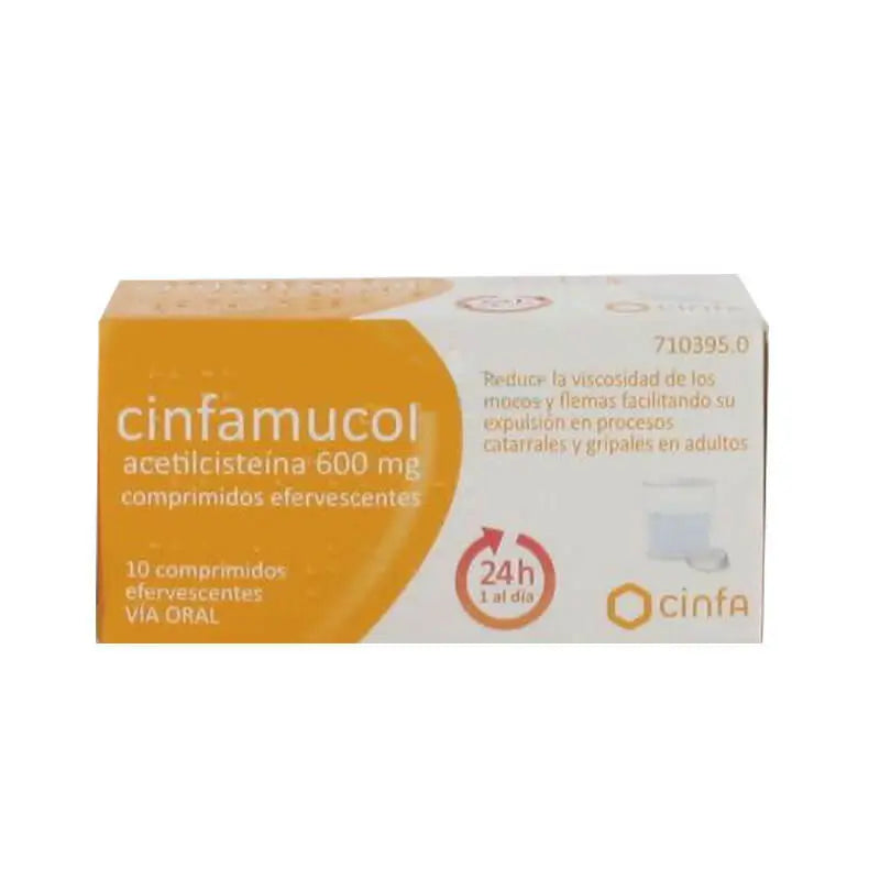 Cinfamucol 600 mg 10 Brausetabletten