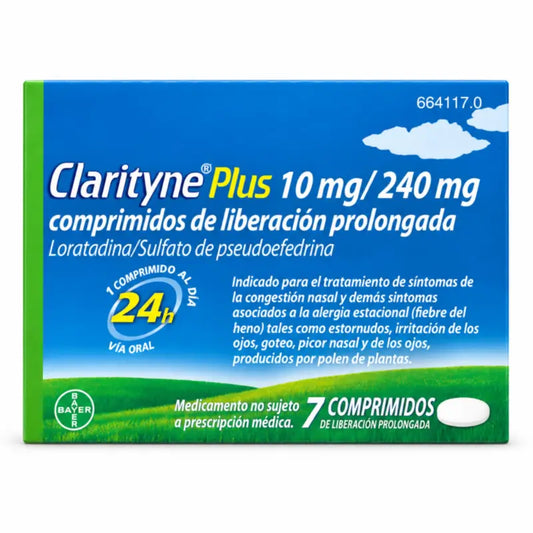 Clarityne Plus 10 mg/240 mg 7 Tabletten