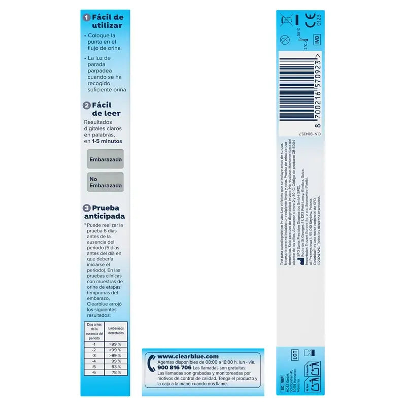 Clearblue Ultra Early Digital Schwangerschaftstest, 1 Digitaltest