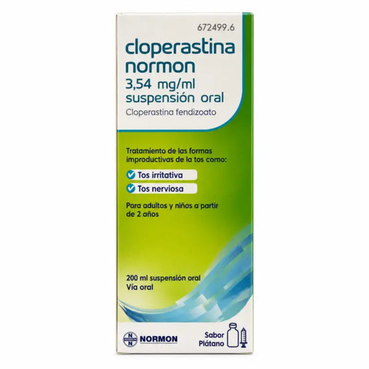 Cloperastin Normon Efg 3,54 Mg/ ml Suspension zum Einnehmen 200 ml