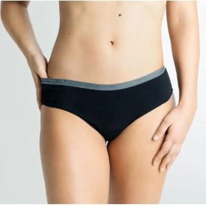 Cocoro Menstrual Panty Black/Grey Heavy Flow 4/L.