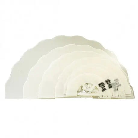 Elizabethan Necklace Smocky Opaque Classic 15, 12pcs