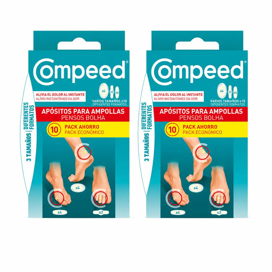 Compeed Blasenpflaster Mix-Pack, 10 Stück, 2er-Pack