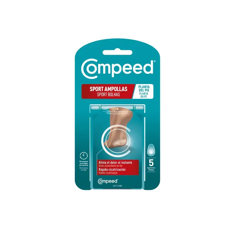 Compeed Foot Plant Blisters 5 Einheiten
