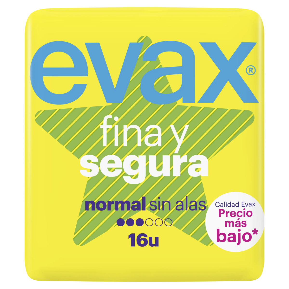 Evax Thin & Safe Normal Pads 16 Stück