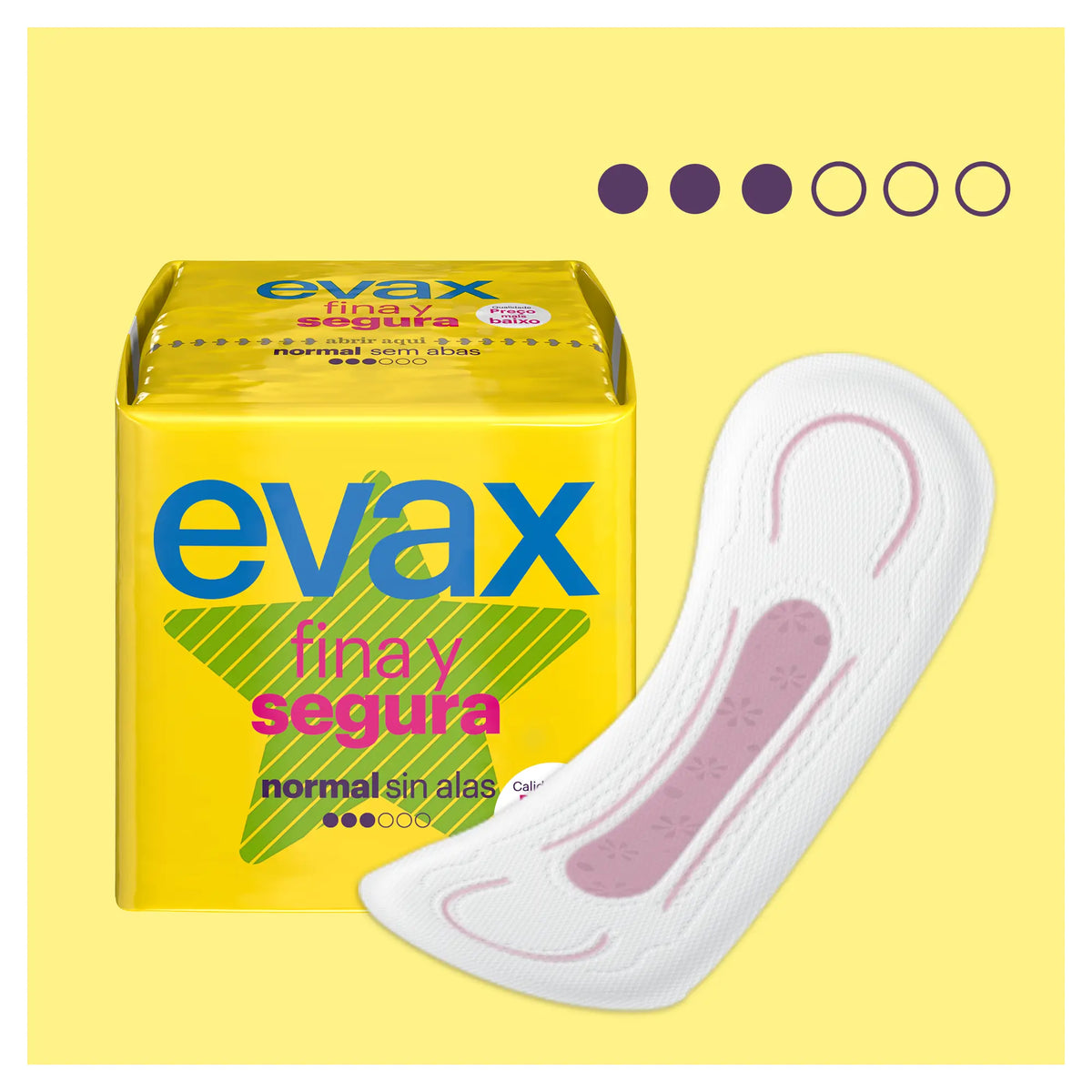 Evax Thin & Safe Normal Pads 16 Stück