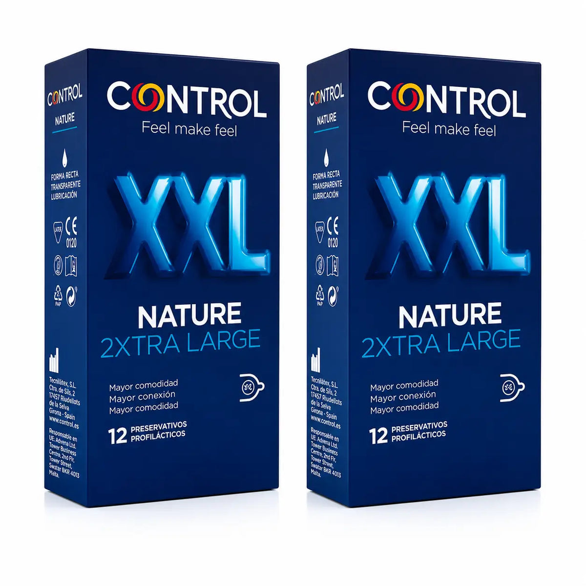 Control Nature Xxl, 12 Stück, Packung 2