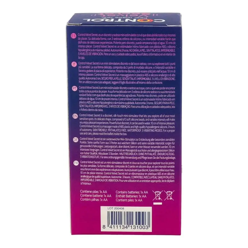 Kontrolle Velvet Secret Vibrator