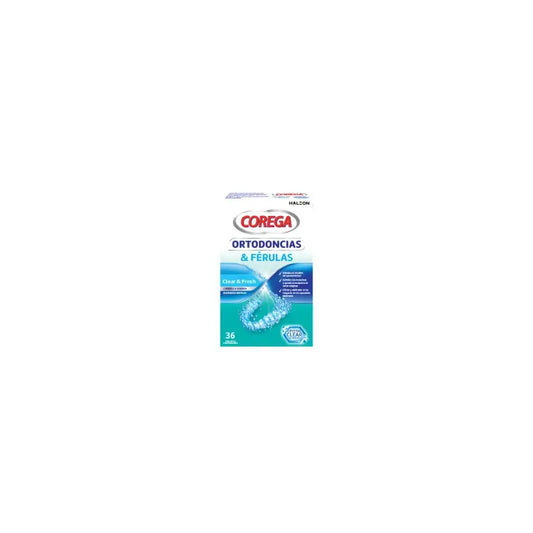 Corega Kieferorthopädie und Zahnschienen, 36 Tabletten
