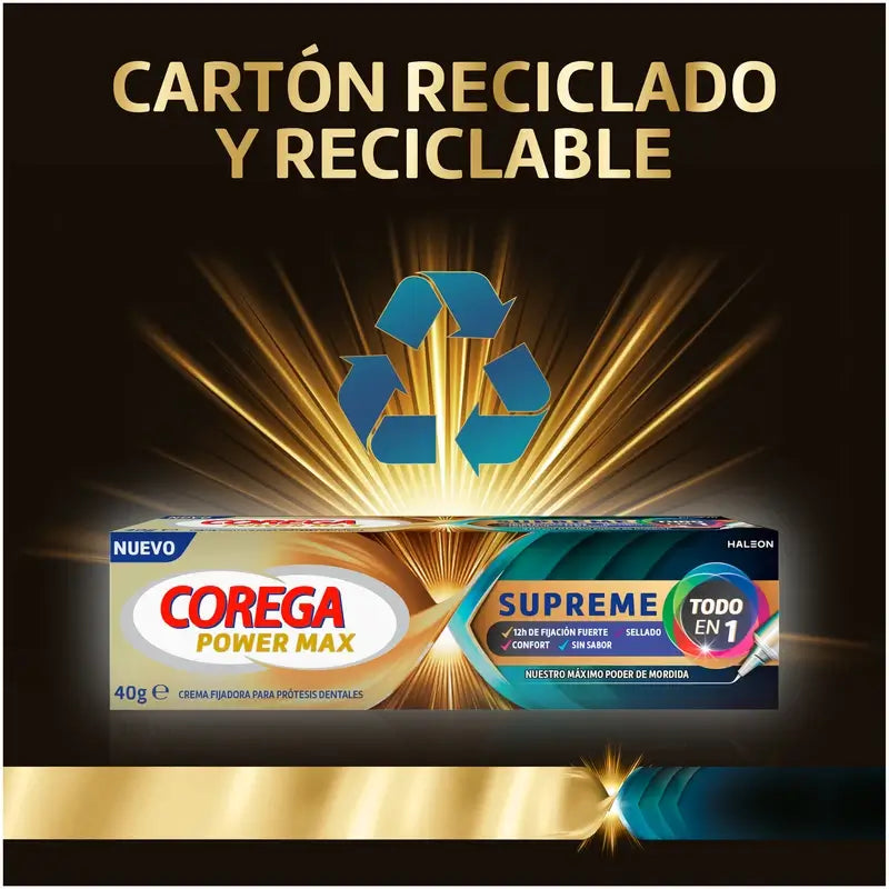 Corega Power Max Supreme Prothesenfixiercreme , 70 g