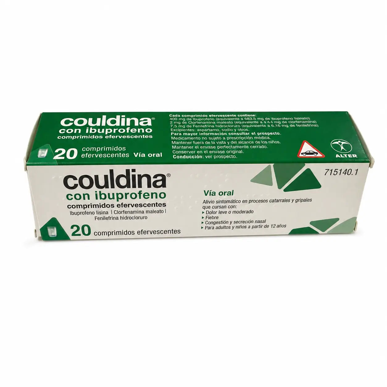 Couldina mit Ibuprofen 20 Brausetabletten