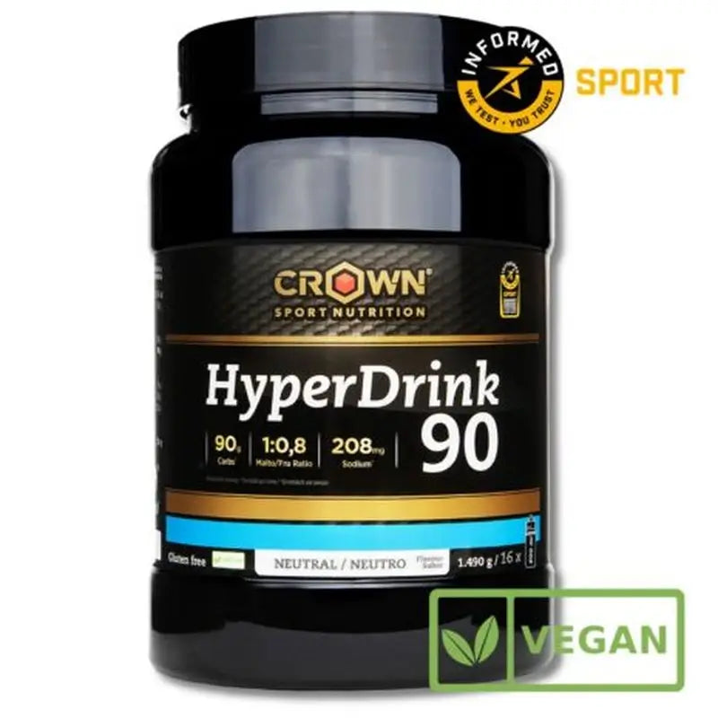 Crown Sport Nutrition Hyperdrink 90 Neutral , 1.49 kg(16 Portionen)