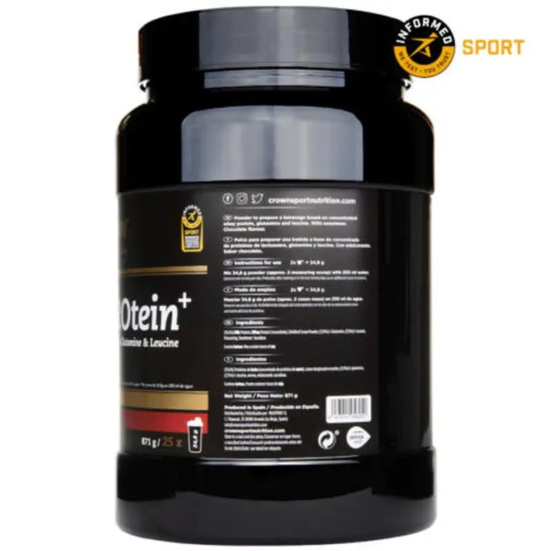 Crown Sport Nutrition Molkenprotein + Schokolade , 871 g (25 Portionen)