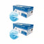 Cuatrogasa Cuatrogasa 3 Schicht blau Polypropylen Maske, 2X50 Einheiten
