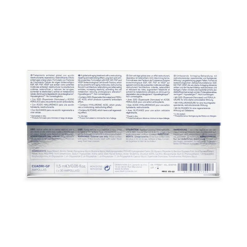 Rilastil Cuadri Gf 30 Ampullen x 1,5 ml