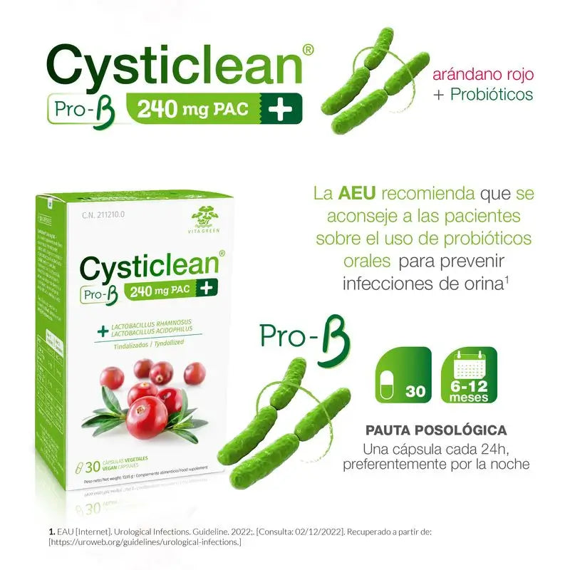 Cysticlean Prob 240 Mg Pac, 30 Kapseln