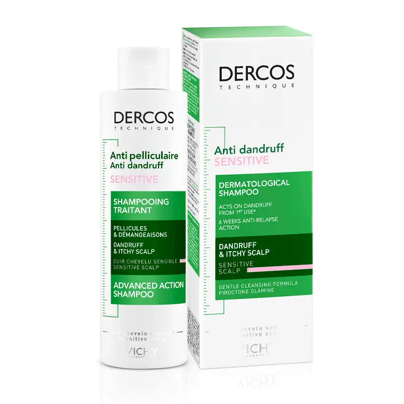 Vichy Dercos Technique Anti-Schuppen Shampoo für empfindliche Kopfhaut 200 ml