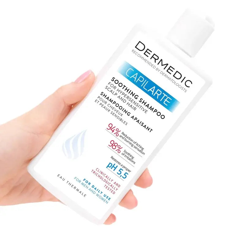 Dermedic Capilarte Beruhigendes Shampoo für empfindliche Kopfhaut, 300 ml