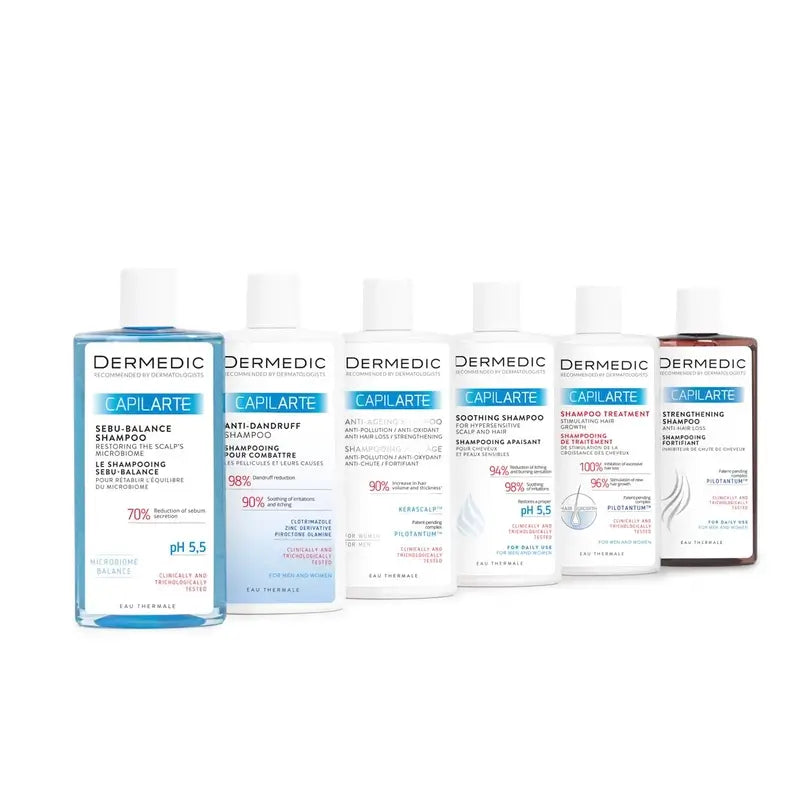 Dermedic Capilarte Beruhigendes Shampoo für empfindliche Kopfhaut, 300 ml