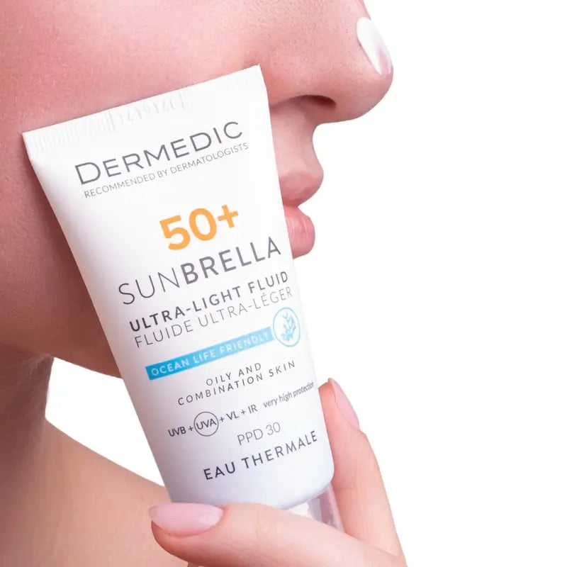 Dermedic Sunbrella Ultralight Fluid Spf 50+ Fettige & Mischhaut, 40 ml