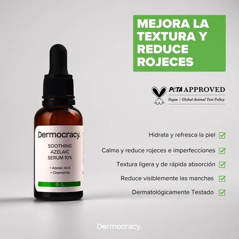 Dermocracy Beruhigendes Azelainsäure-Serum 10%.
